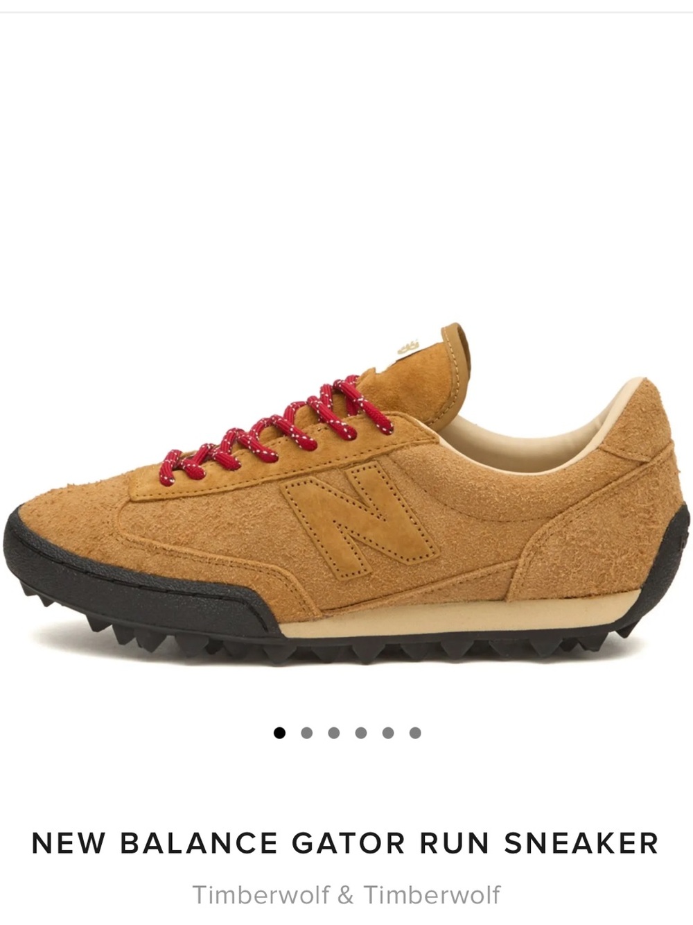 New Balance Gator Run Sneaker in Timberwolf